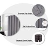 Flax linen like 240 GSM heavy shower curtain for bathroom