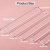 Tiudium 5 Pairs Clay Rolling Pin Guides for Dough Thickness