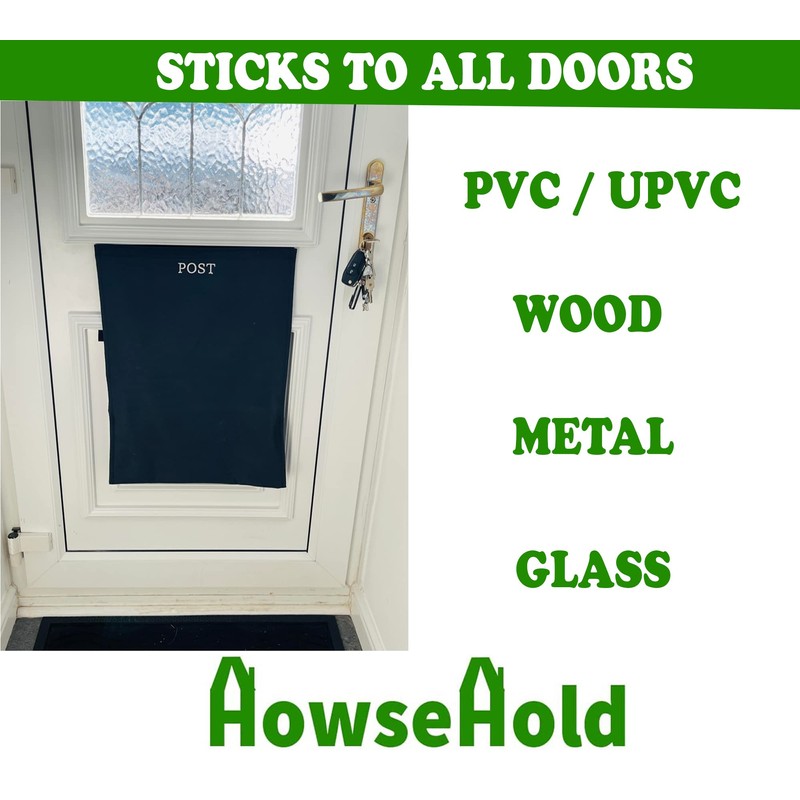 Post Catcher Bag for Mail Slots, Letter Boxes [Grey] No