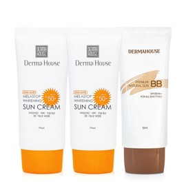 Whitening Sunscreen 2 + Sun BB Cream / Whitening + Wrinkle Improvement + UV Protection Triple Function / Blemish Cover / 화이트닝 썬크림2개+썬비비크림 미백+주름개선+자외선차단 3중기능성잡티커버