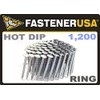 1 3/4" Ring A153-D HOT DIP Coil Roofing Nails 1.2M