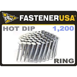 1 3/4" Ring A153-D HOT DIP Coil Roofing Nails 1.2M RoofPak