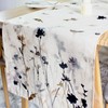 LOZULO Herbs Wild Flowers Table Runner Modern Spring Decoration Table