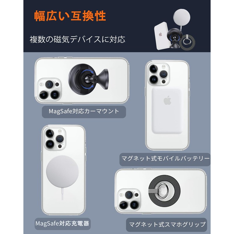 Aothey 0.01 inch (0.3 mm) Soft Touch Magsafe Seal Ring,