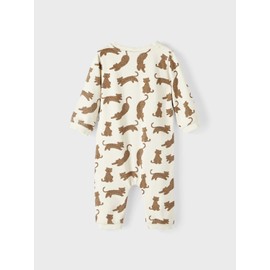 NAME IT Unisex Nbnoleo LS SWE Suit Box Unb Jumpsuit, Buttercream