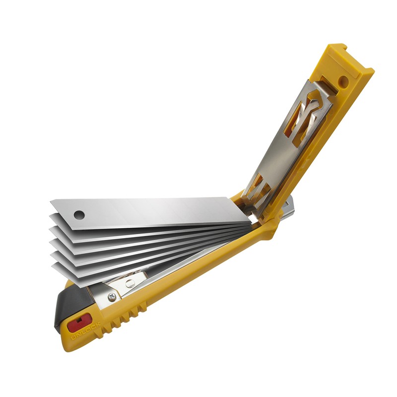 OLFA 18mm Heavy-Duty Multi Blade Utility Knife (PL-1) - Multi-Purpose