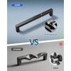 GOBEKOR 10 Pack Oil Rubbed Bronze Cabinet Handles Pulls 128mm
