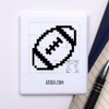 Azeeda '8-Bit Rugby Ball' Sliding Puzzle (PZ00038034)