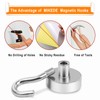 MIKEDE N52 Magnetic Hooks for Outdoor Hanging Brackets, 30Lbs High