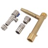 Water Intake Valve Key G1 Thread Brass Stainless Steel Quick