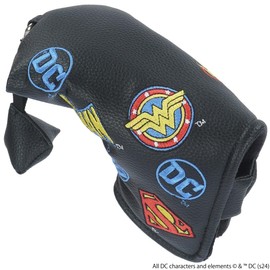 Marushin 4105054400 Putter Cover Headcover Pin Type DC Heroes Symbol Golf Character