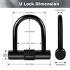 Titanker Bike Chain Lock with U Lock, 3 Feet Bicycle