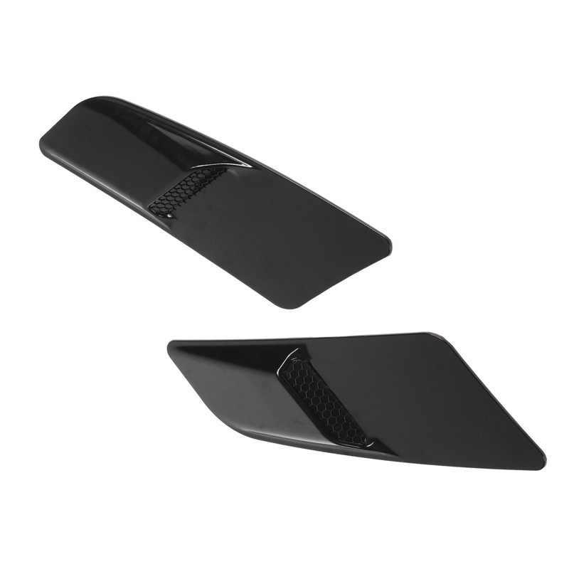 2 Pcs Engine Bonnet Air Vent Cover Front Bonnet Decoration