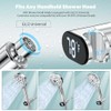 JDO LED Display Shower Thermometer Mount Bracket for Shower Arm