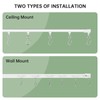 KXLife Self Adhesive Ceiling & Wall Curtain Track 16 FT,