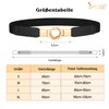 JasGood Ladies' Thin Elastic Waist Belt, Stretchable Retro Hook Belt