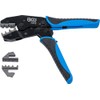 BGS 1412 Ratchet Crimping Tool, Black/Blue