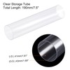 MECCANIXITY Clear Storage Tube 1 5/8"x7.5"(41mmx190mm) Lightweight for Bead Containers,