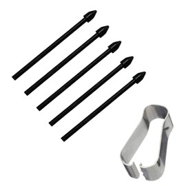 RAMGLYO 5 Pcs Replacement Tips for Remarka 2 Stylus Pen, Durable Nibs Support Pressure Sensitivity and Tilt Writing with Nibs Removal Tool