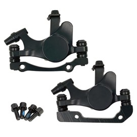 TEMLHMY 1 Pair Bike Mechanical Disc Brake Caliper,MTB Dual Piston Line Pulling Brakes Front & Rear Caliper for Mountain Bikes,Folding Bikes,Road Bikes