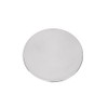 NKlaus Stainless Steel Plate 6.5 cm - Heat Resistant Base