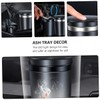 iplusmile 1pc Portable Ash Holder with Lid Led Light Design