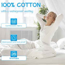 EEOST Adult Diaper Cover, Leakproof Waterproof Reusable Plastic Pants for Incontinence – Noiseless & Comfortable Protection for Men and Women (WhiteM)