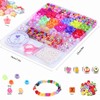 MontoSun Bead Bracelet Making Kit Pony Beads Polymer Clay Beads