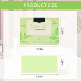 CLDURHGE 500 Pieces Facial Oil Blotting Paper Facial Skin Care Oil Control Film Oil Absorbing Sheets