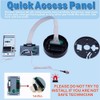 Snblzhef Replacement Lock with 2 Emergency Keys Black Safe Keypad