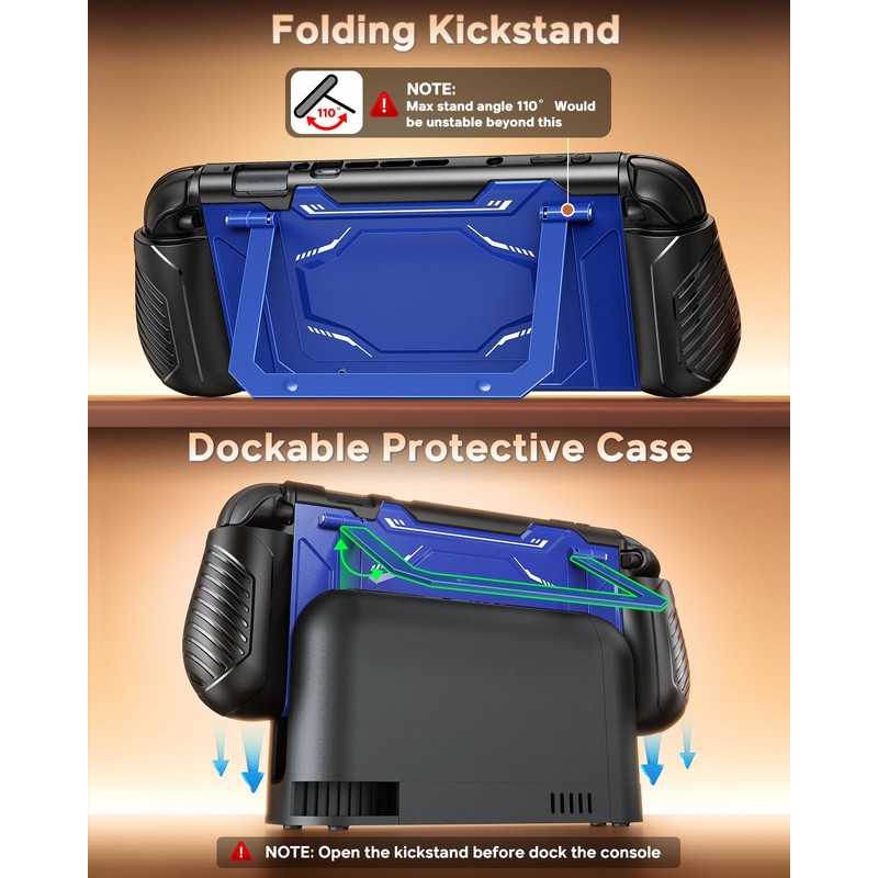 FYOUNG Dockable Protective Case for Switch 2 with Hard PC