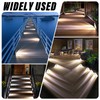 ROSHWEY Solar Step Lights for Outside, 16 Pack Solar Powered