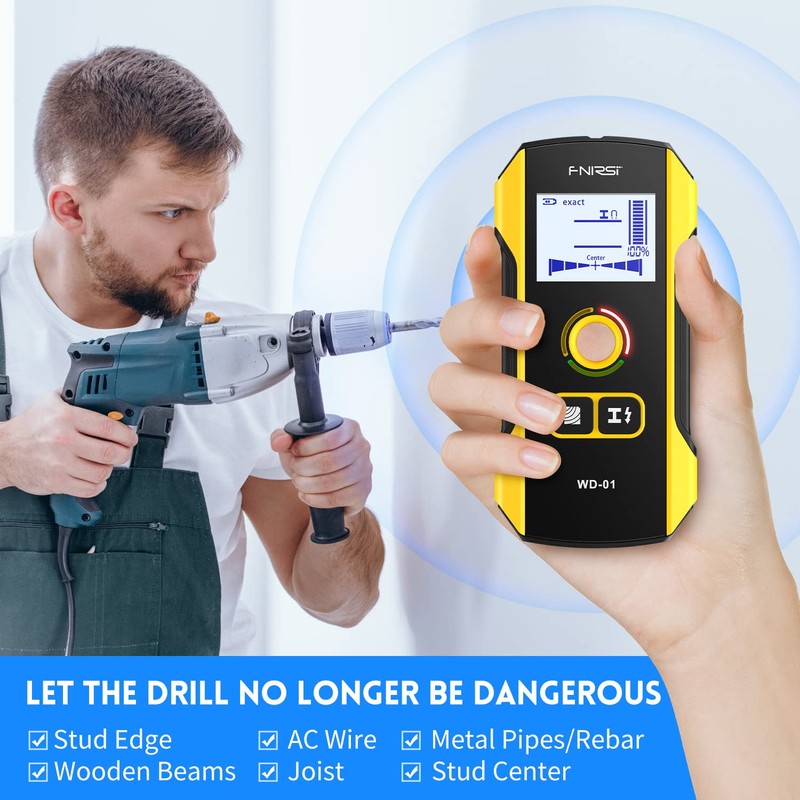 FNIRSI Stud Finder Wall Scanner - 6 in 1 Electronic