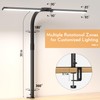 Quntis Desk Lamp for Home Office, 30.7'' Double Head Architect