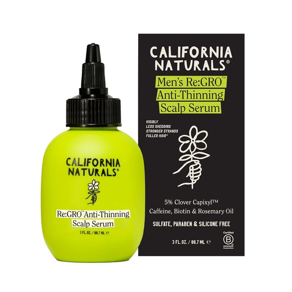 California Naturals Men's Re: Gro Anti-Thinning Scalp Serum, 5% Capixyl