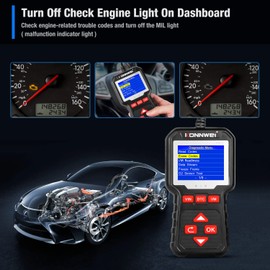KONNWEI KW320 OBD2 Diagnosegerät Universal KFZ-Fehlercode-Lesegerät für Europäische OBD II/EOBD Protokolle nach 2003