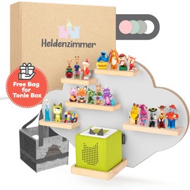 Heldenzimmer - Tonie Shelf Cloud for Tonies and Tonie Box - Tonies Storage for All Your Tonies Accessories