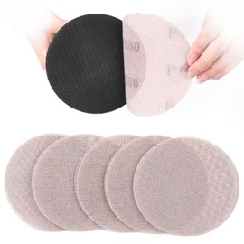 Sruhrak 125 mm Sandpaper Reticulated Velcro, Pack of 50 Sanding Mesh 180 Grit Sanding Discs for Drywall Sanders, Random Orbital Sanders