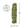 Cedar Incense Wands, Package of 3, 4" Smudge Stick Bundles