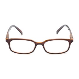 Rectangle Reading Glasses in Brown by Readers.com | The Brookside | +2.50