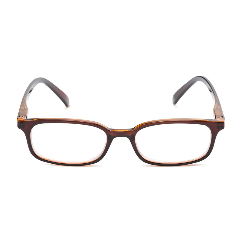 Rectangle Reading Glasses in Brown by Readers.com | The Brookside