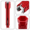 Qegtnk Faucet Installation Tool 8 in 1 Water Pipe Spanner