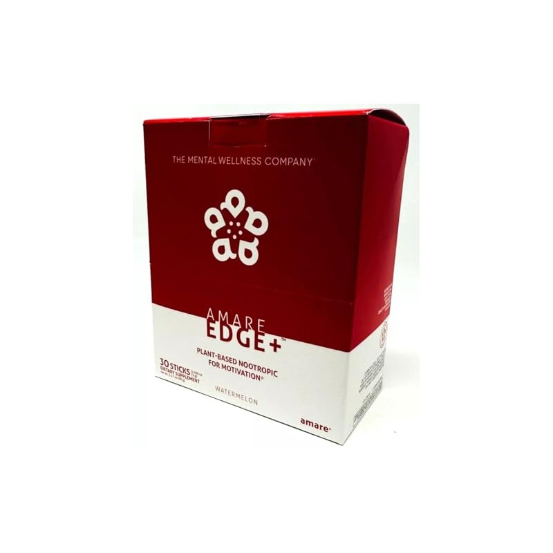 Amare Edge Plant Based Nootropic Powder Drink for Endurance and