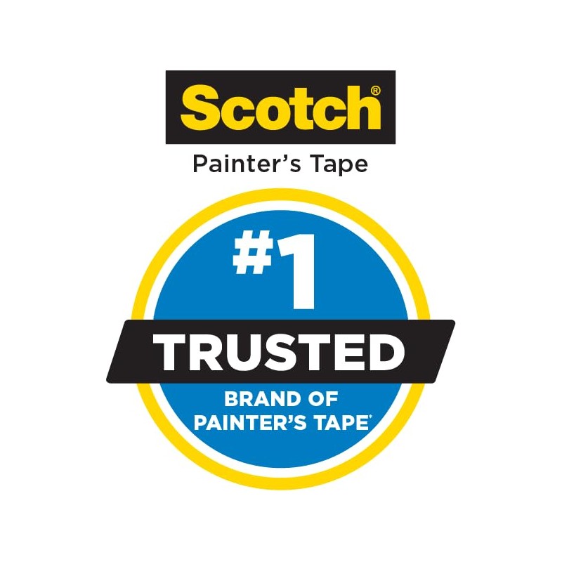 Scotch Delicate Surface Painter's Tape, Purple, Masking Tape Protects Delicate