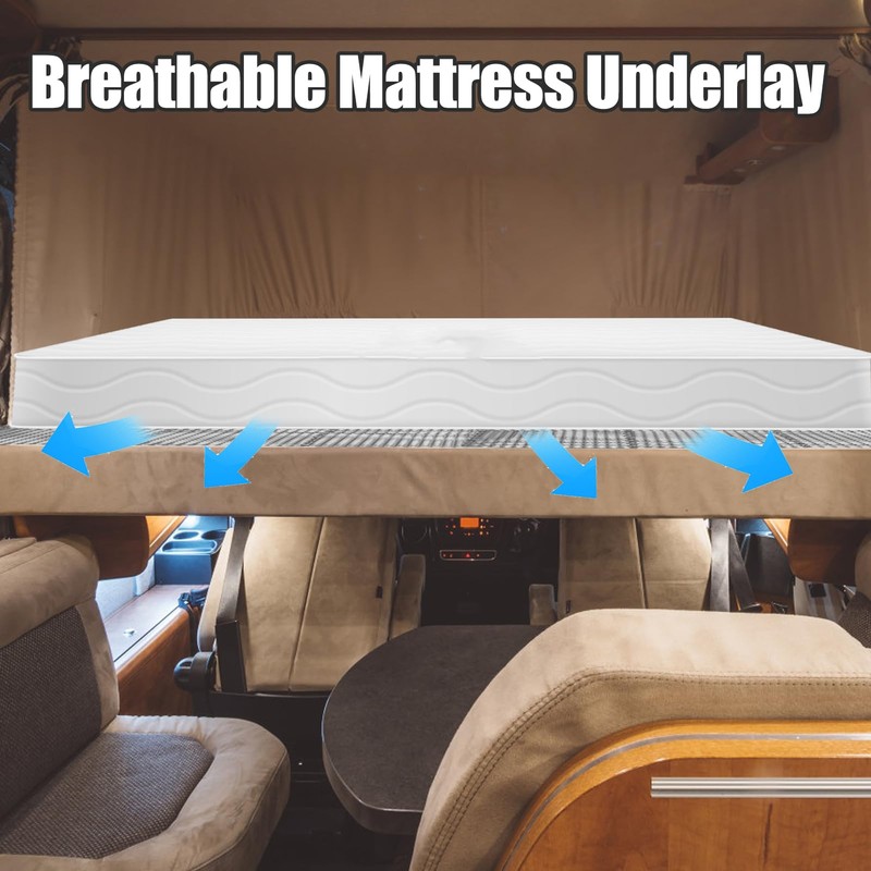 Plactic Mattress Underlay 83" L x 59" RV Under Mattress