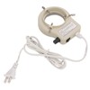 Microscope Illuminator Ring LED Light Source Adjustable Accessory 100‑240V