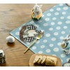 Artoid Mode Blue Polka Dots Rabbit Easter Eggs Easter Tablecloth,