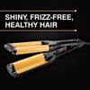 CHI Ceramic Triple Waver Iron, Curling Iron Creates Long-Lasting Frizz-Free,