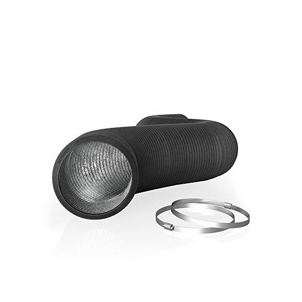 AC Infinity Flexible 12-Inch Aluminum Ducting, Heavy-Duty Four-Layer Protection, 8-Feet