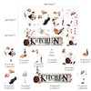 Runtoo Chef Kitchen Wall Art Stickers Wine Food Cooking Quotes